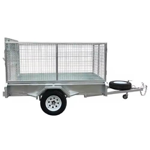 Galvanized Fully Welded Single Axle Cage Trailer - Image 3