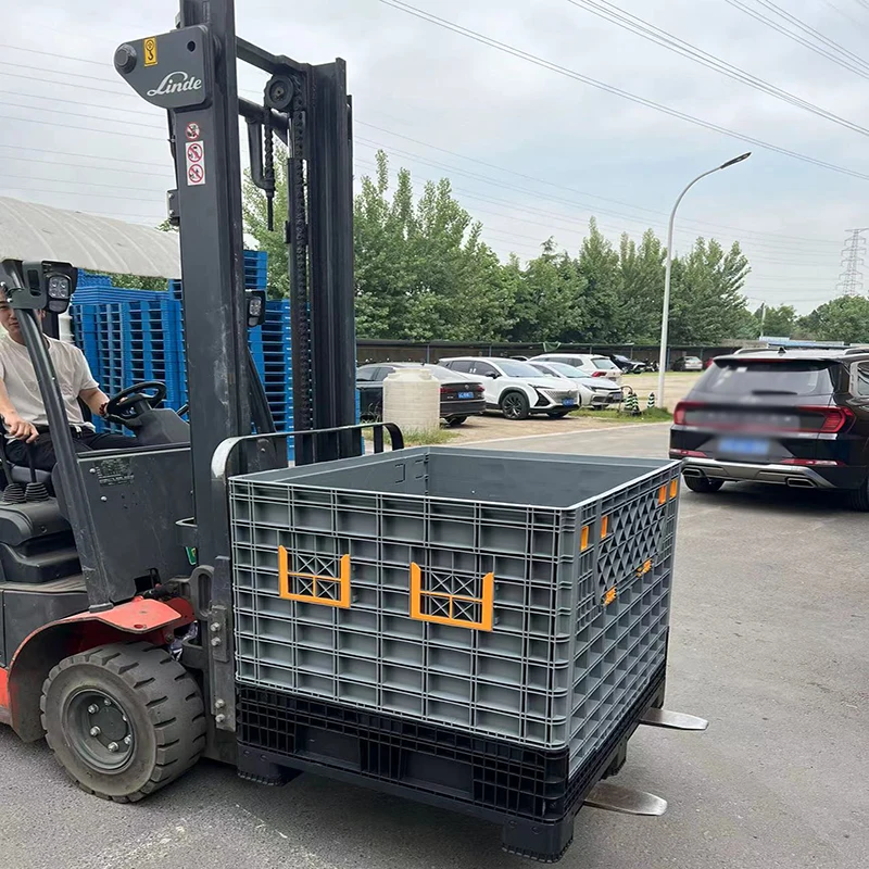 1200*1000*1000mm Heavy Duty Foldable Collapsible Container/ Pallet Boxes/plastic Storage Pallet Box - Image 3